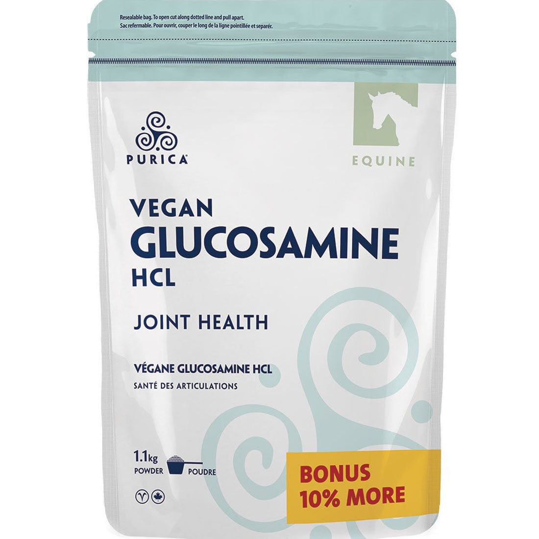 Purica Animal Vegan Glucosamine Powder (Horses, Dogs, Cats & Small Animals)