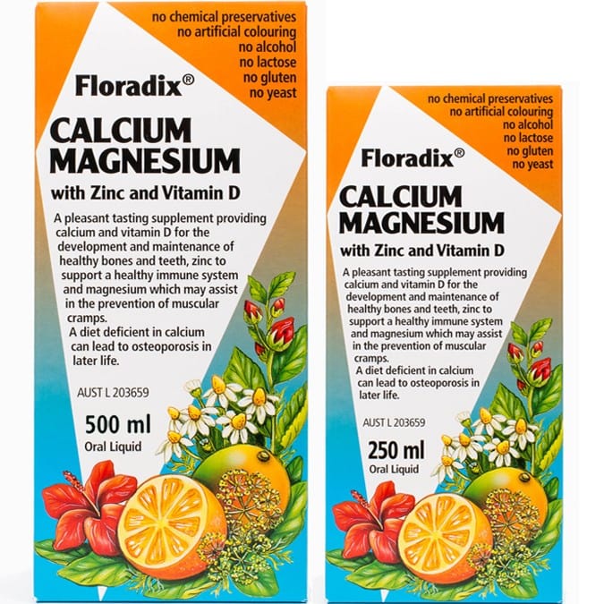 Salus Calcium Magnesium Liquid, Great Tasting with Added Zinc and Vitamin D