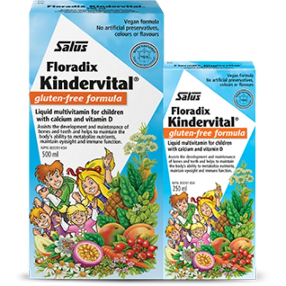 Salus Kindervital Liquid Multivitamin For Children. Delicious, Vegan and Gluten-Free