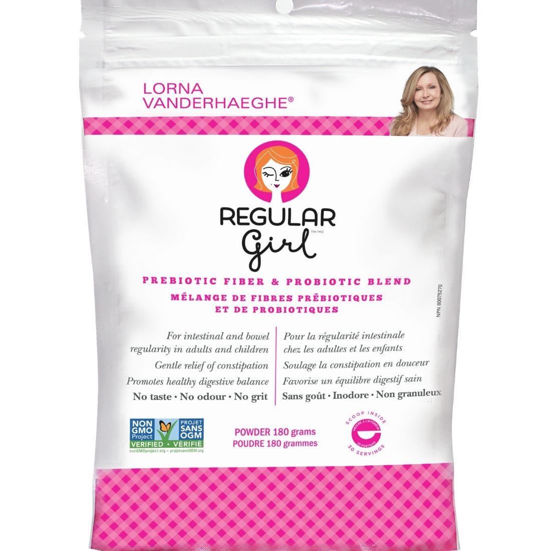 Smart Solutions Regular Girl, Prebiotic Fibre and Probiotic Powder (Formerly Lorna Vanderhaeghe Regular Girl)