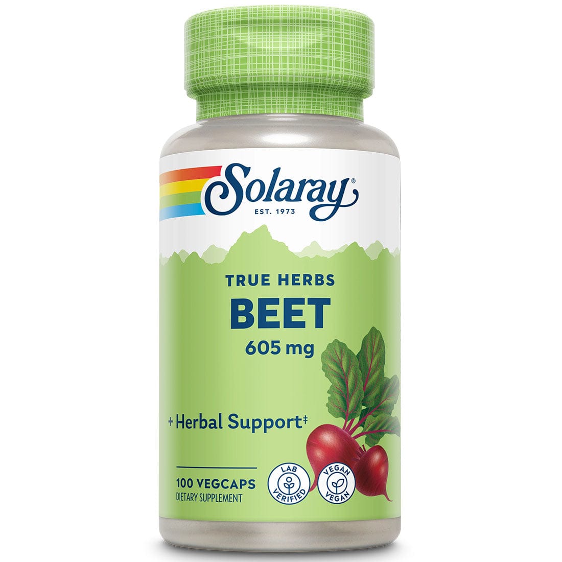 Solaray Beet 605mg, 100 Vegetable Capsules