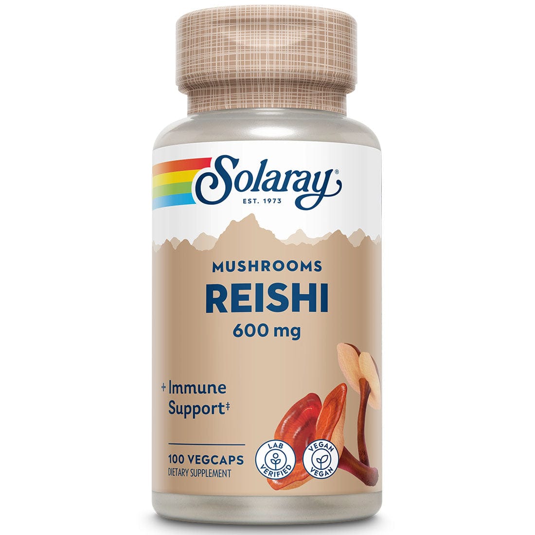 Solaray Reishi Mushroom 600mg, 100VegCaps