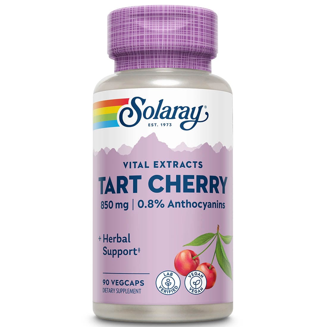 Solaray Tart Cherry Fruit Extract, 90VegCaps