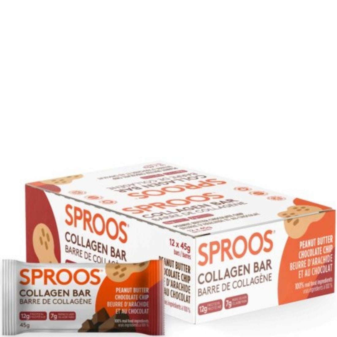 Sproos Collagen Bars 12 x 45g