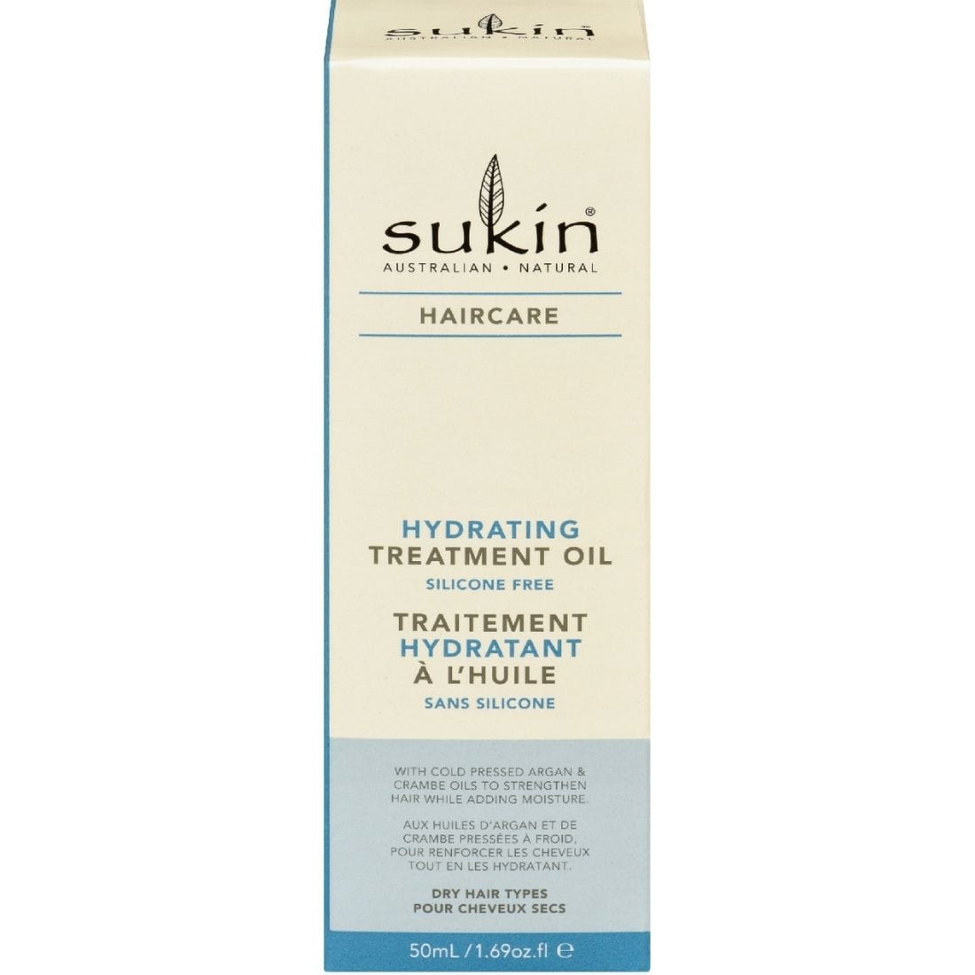 Sukin Hair Hydrating Treatment Oil, 50 ml, Clearance 40% Off, Final Sale