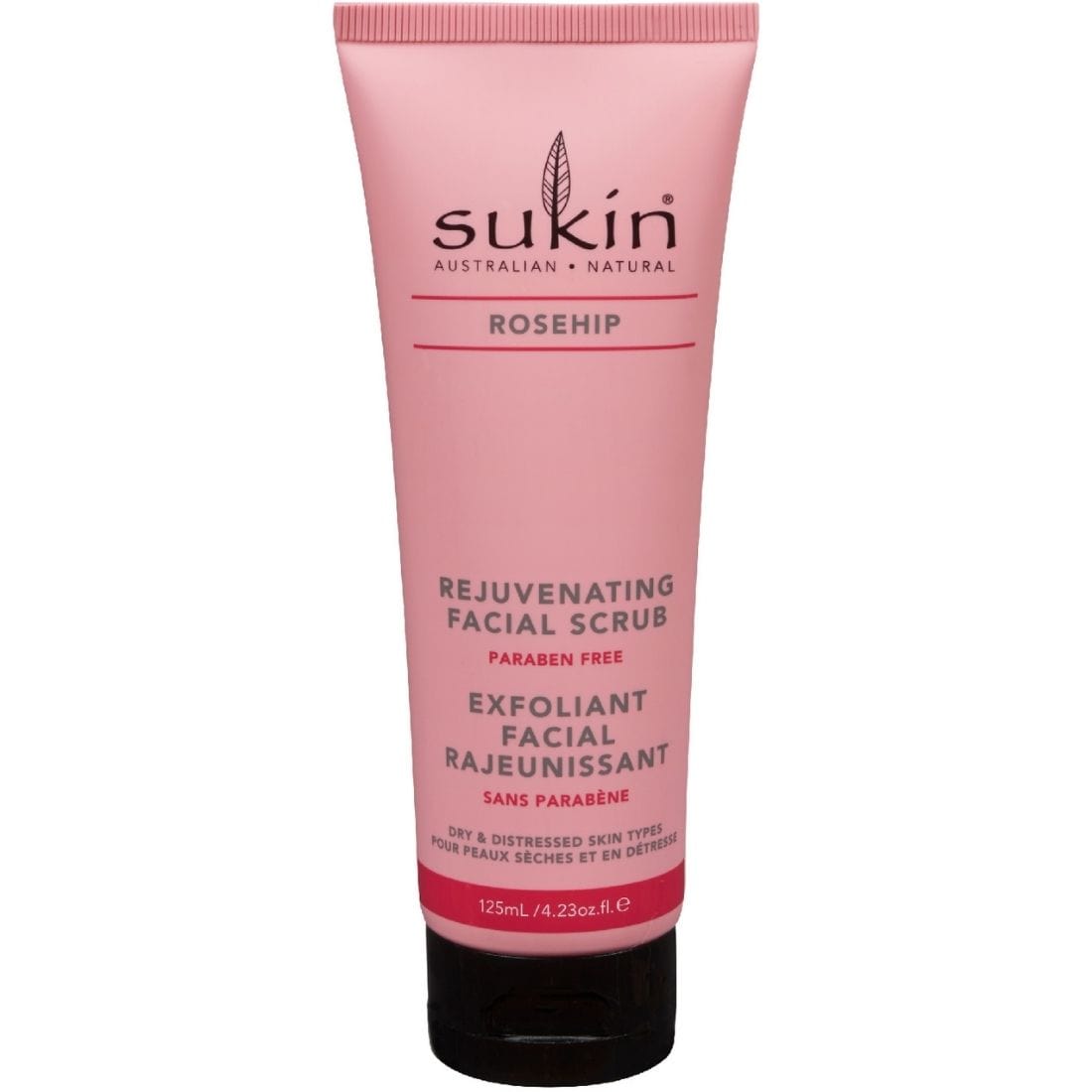 Sukin Rosehip Rejuvenating Facial Scrub, 125 ml