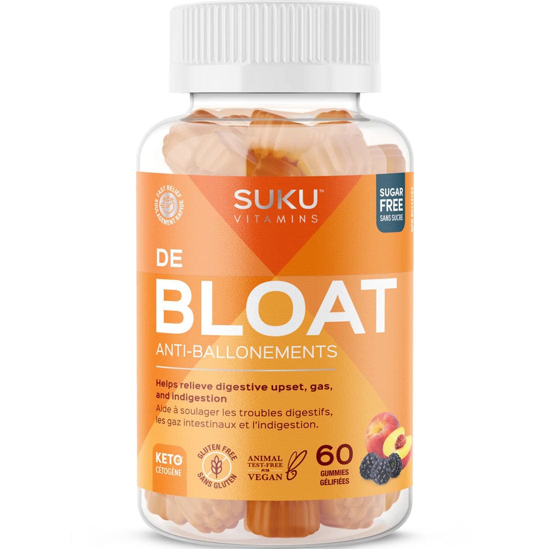 Suku Vitamins Debloat, 60 Gummies