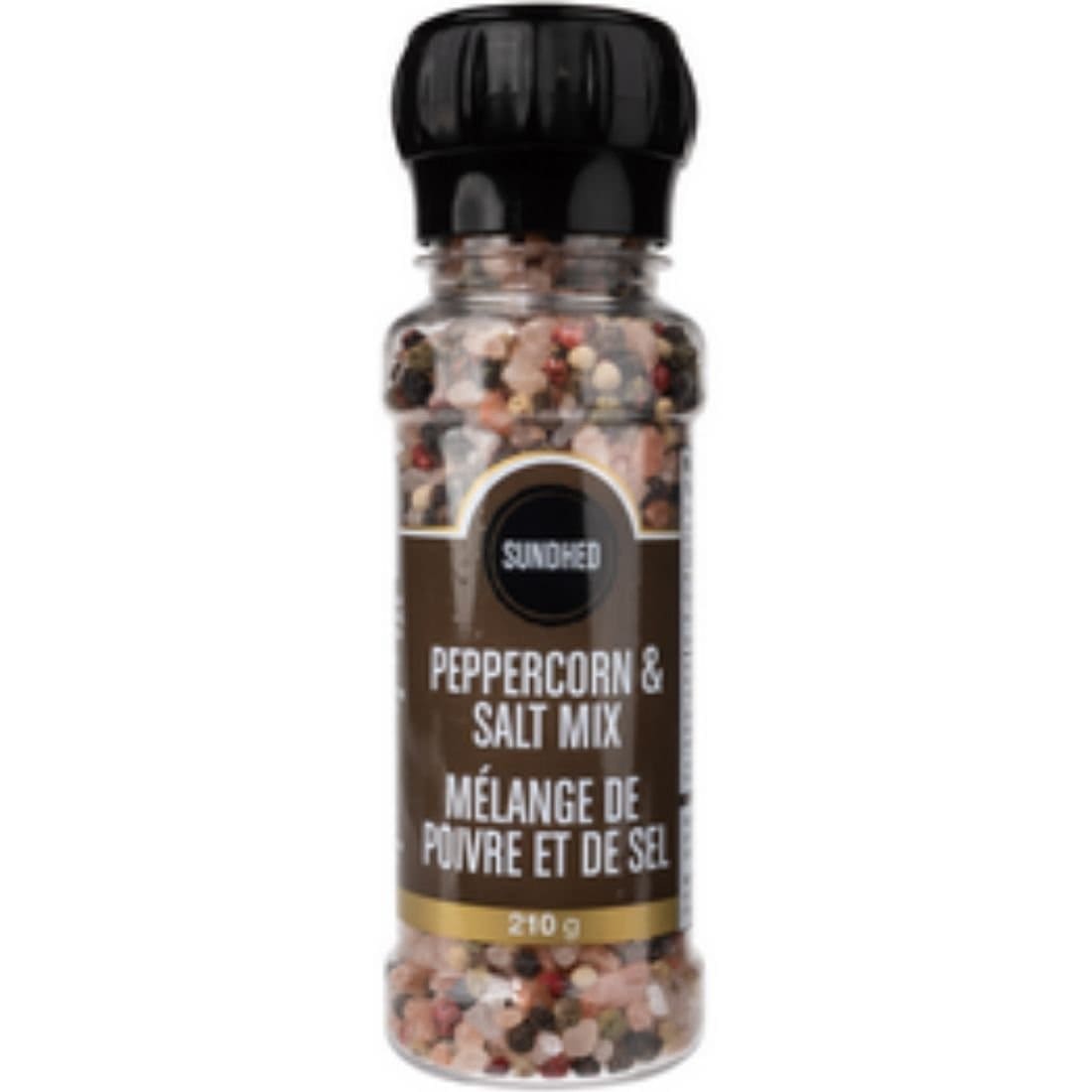 Sundhed Himalayan Salt with Peppercorn Mix, 210 g, Clearance 40% Off, Final Sale