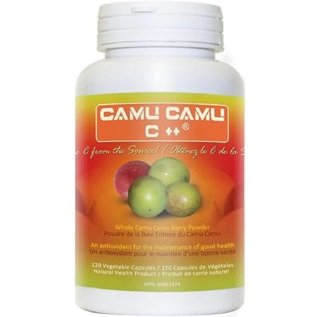 Uhtco Camu Camu C++ High Potency 30:1 Extract, 120 Vegetable Capsules