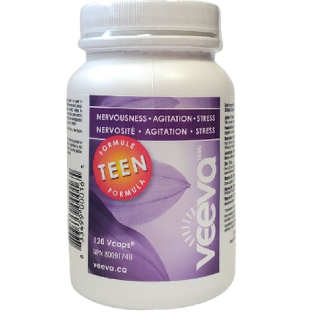 Veeva Stress Formula for TEENS-Supports Nervousness, Agitation, Stress