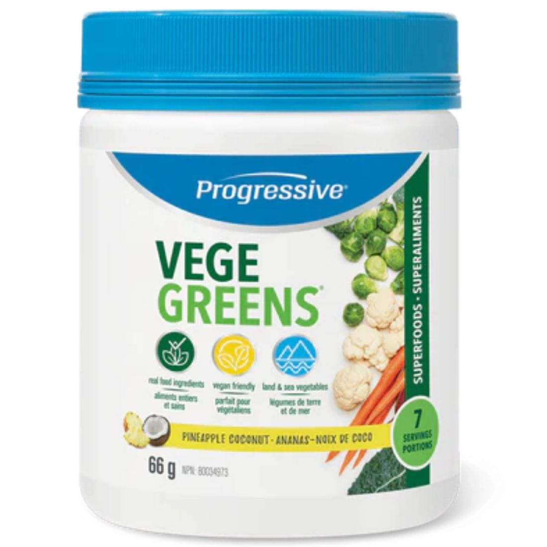 Progressive VegeGreens Powder, Superfood Greens Formula