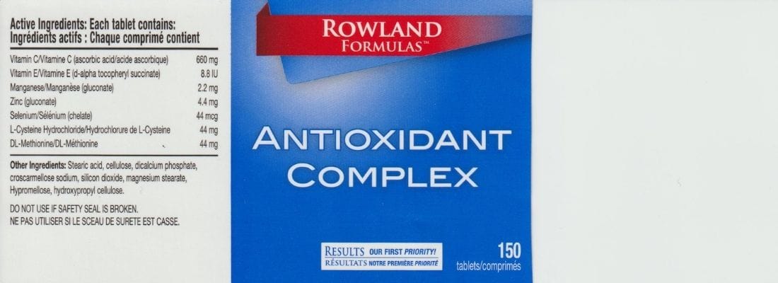 Vitamost Rowland Formulas Antioxidant Complex, 150 Tablets