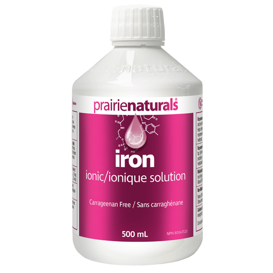 500ml Natural Orange | Prairie Naturals Iron Solution Liquid