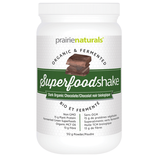 Prairie Naturals Fermented Super Food Shake, 512g, CLEARANCE 75% OFF EXPIRES Oct 2025