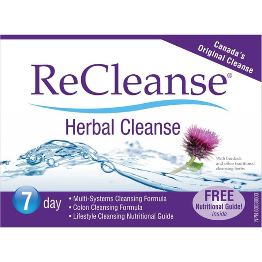28 Capsules | Prairie Naturals ReCleanse Herbal Cleanse 7 Day Whole Body Detox Kit