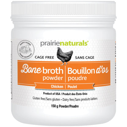 150g | Prairie Naturals Cage Free Chicken Bone Broth Protein Powder