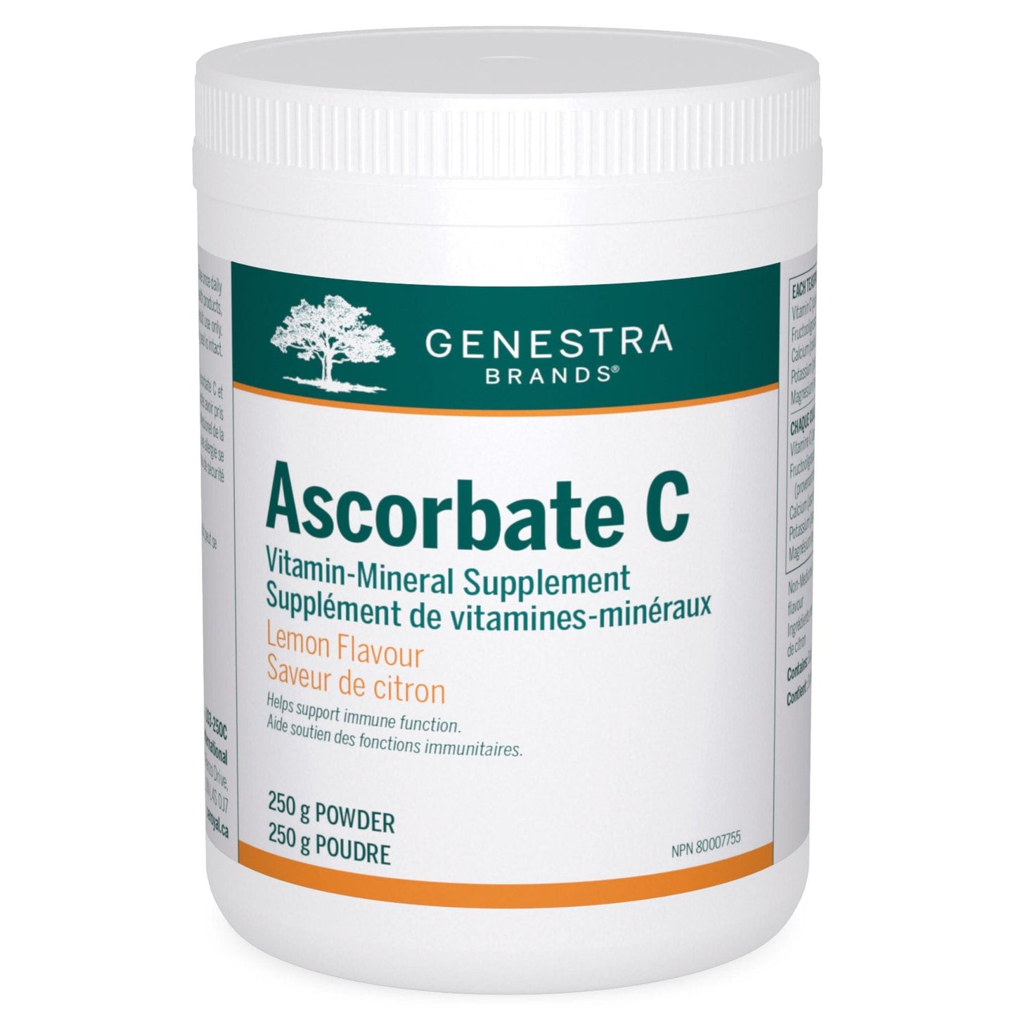 Genestra Ascorbate C Powder 250g // Lemon Flavour