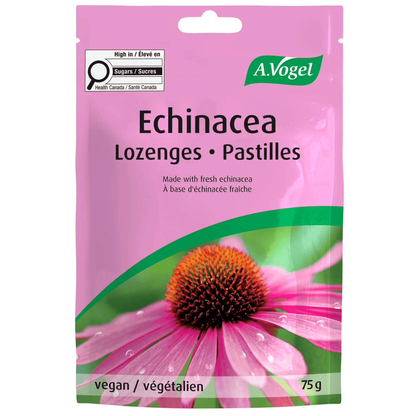 A. Vogel Echinacea Lozenges, Helps Sooth Sore Throat, Made with Fresh Echinacea, 75 Lozenges
