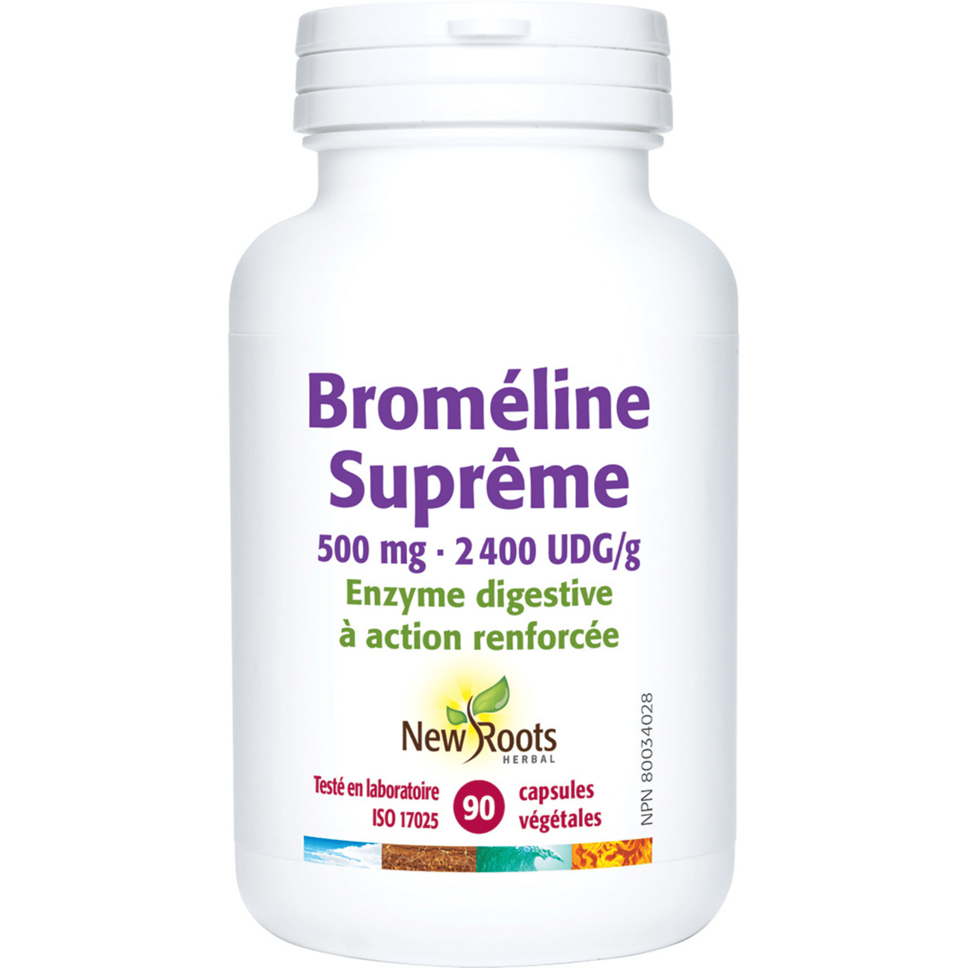 90 Vegetable Capsules | New Roots Ultimate Bromelain