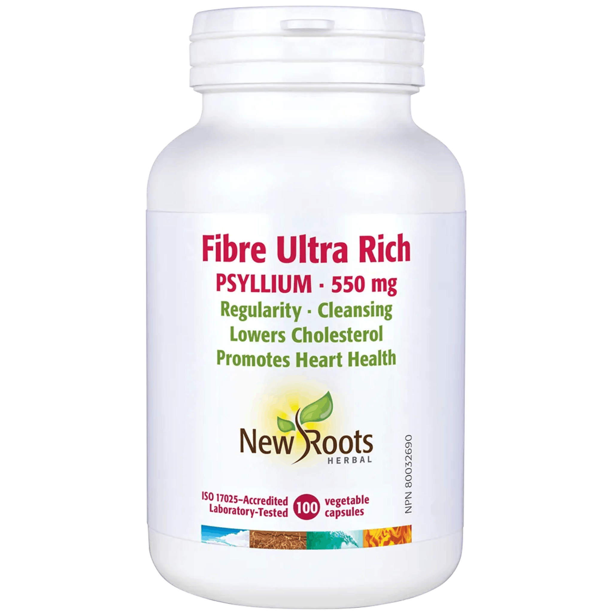 New Roots Fibre Ultra Rich Psyllium 550mg | Digestive Health Support