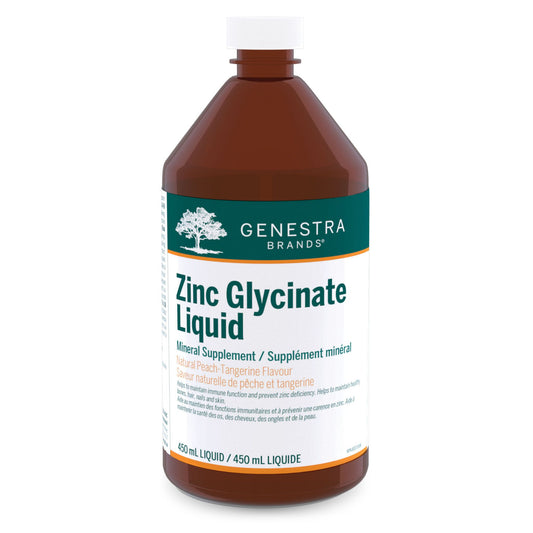 Genestra Zinc Glycinate 30mg (Liquid), 450ml