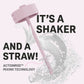 PerfectShaker LUMA Shaker Cup with Built In Straw, Ultra Premium Tritan Plastic, Leak-Proof, Shatter-Proof and Odor Resistant, 828ml