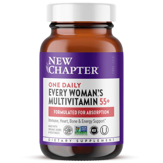 30 Tablets | New Chapter One Daily Every Woman's Multivitamin 55+