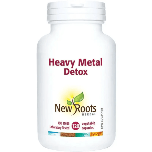 New Roots Heavy Metal Detox, NAC, Vitamin C and Alpha Lipoic Acid Antioxidant Support, 120 Capsules