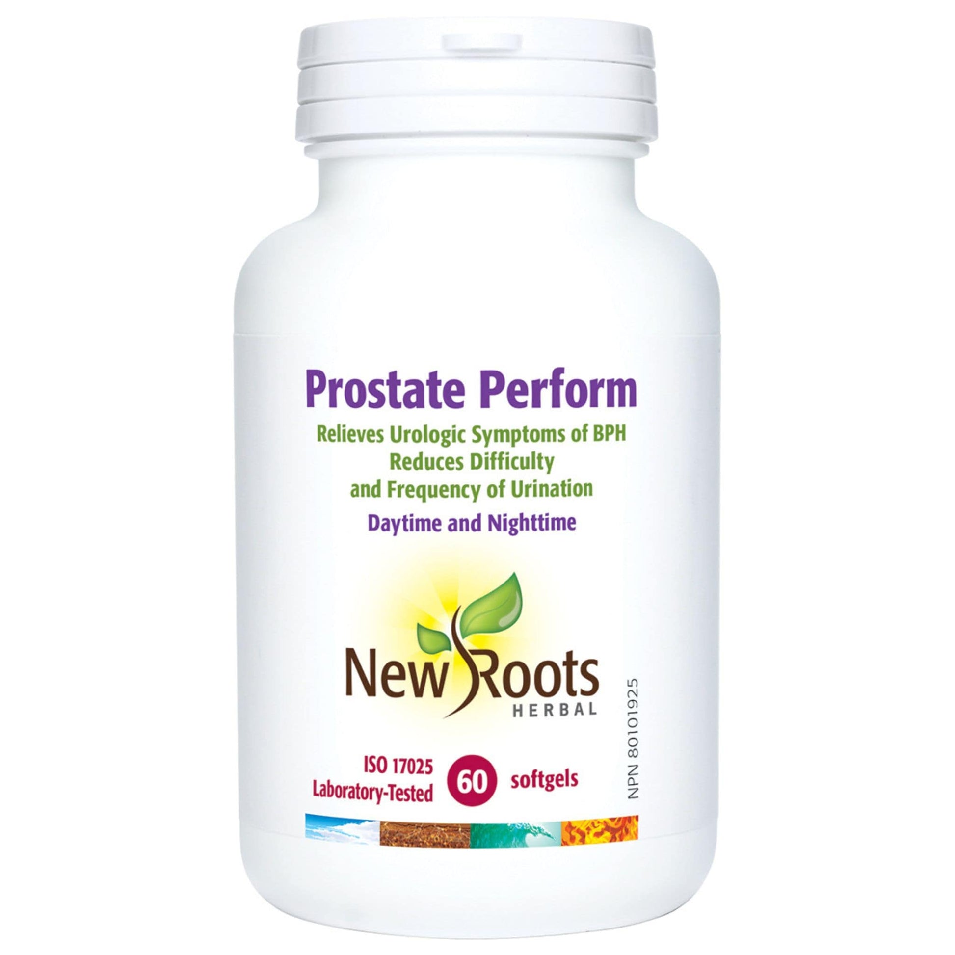 60 Softgels | New Roots Herbal Prostate Perform