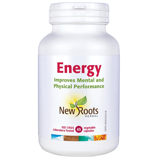 New Roots Energy, Stamina Support with D-Ribose, Ginseng and Astragalus, 90 Capsules