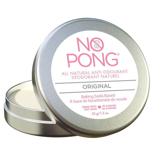 No Pong Natural Deodorant Original 35g tin