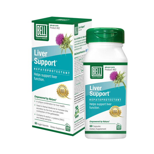 Bell Liver Support, Hepatoprotectant Liver Health Support, Increase Bile, Stimulate Gallbladder Contraction, 60 Vegetable Capsules