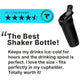 PerfectShaker ACTIV Stainless Steel Shaker Cup, Double Wall Insulated for 12+ Hours Cold, Leak-Free, Clump-Free, 800mL