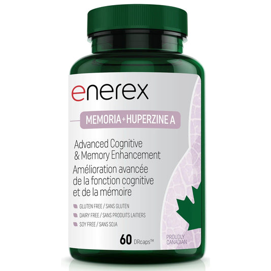 60 Delayed Release Vegetable Capsules | Enerex Memoria and Huperzine A