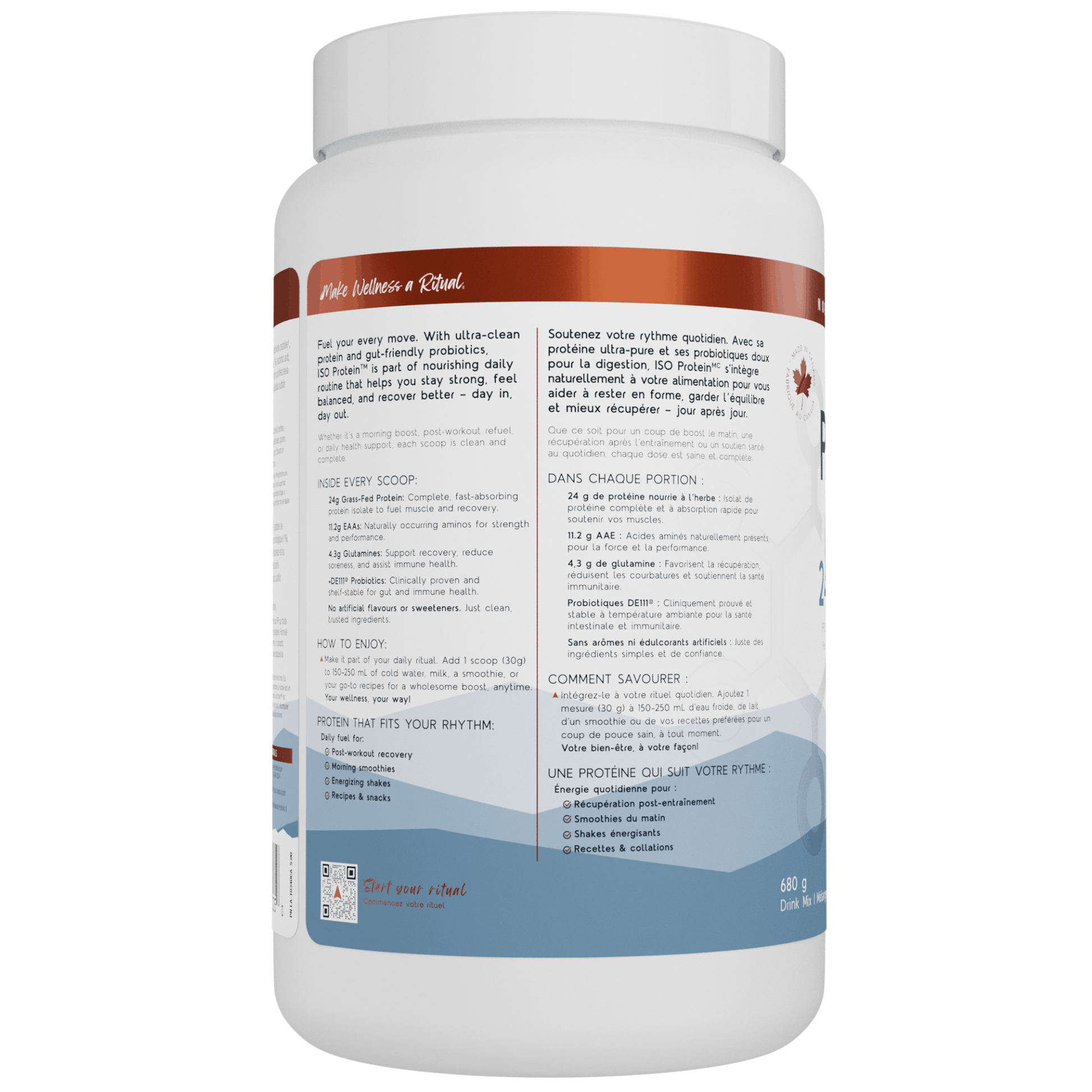 680g French Vanilla | North Coast Naturals ISO Protein Powder
