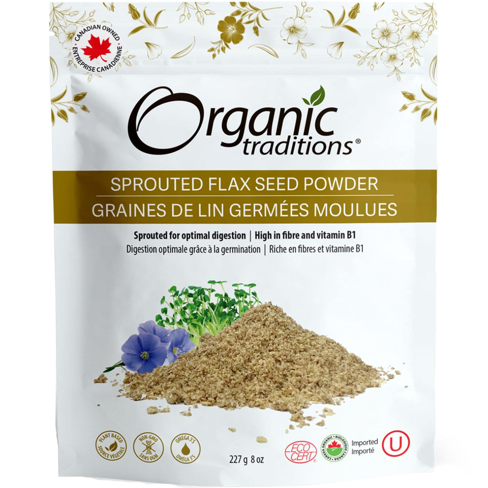 Organic Traditions Sprouted Flax Seed Powder
