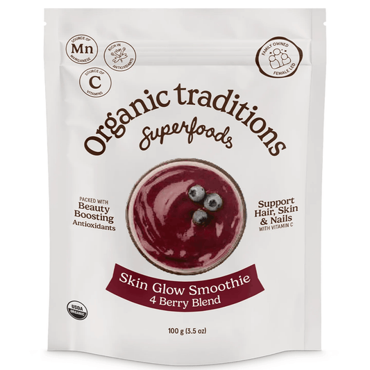 100g | Organic Traditions Superfoods Skin Glow Smoothie Powder