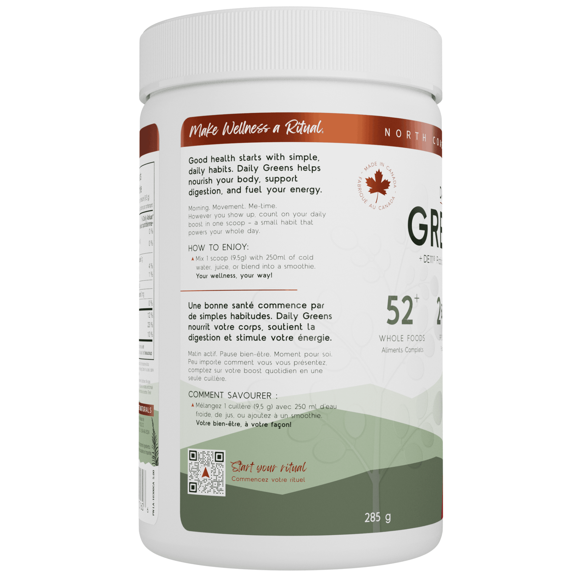 285g Berry Medley | North Coast Naturals Daily Greens Powder