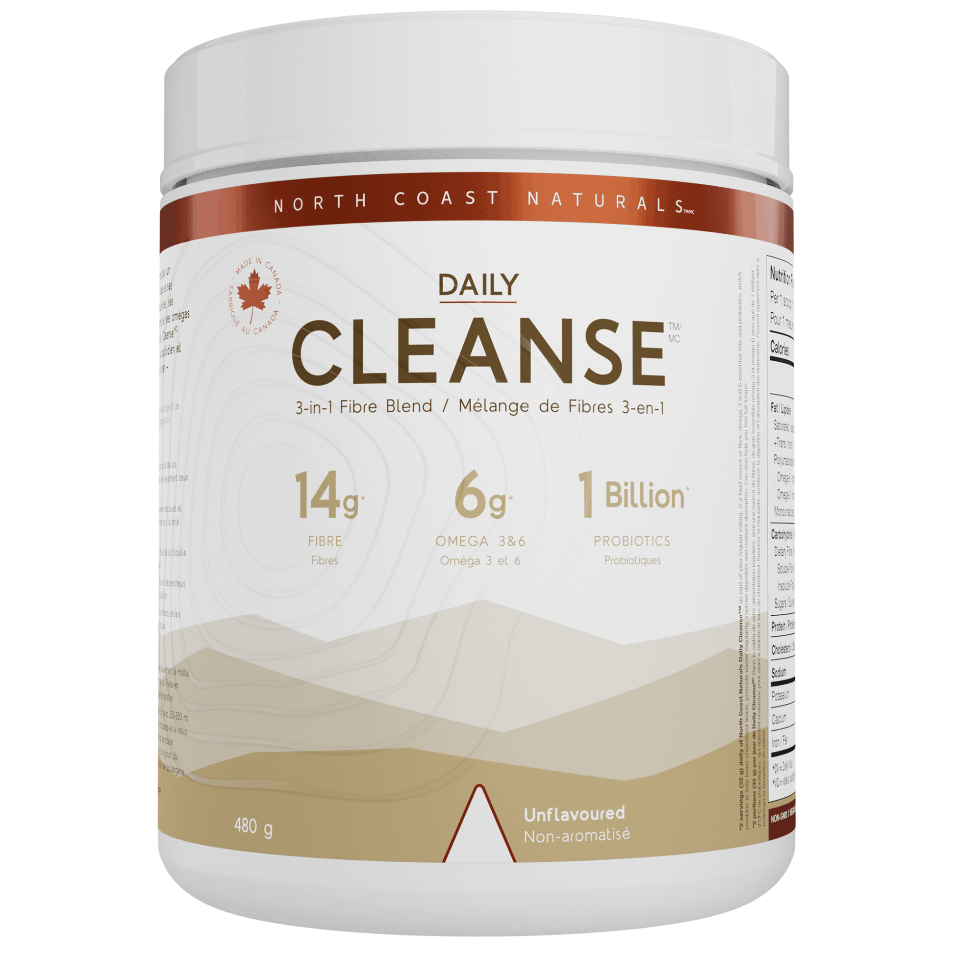 480g Unflavoured | North Coast Naturals DAily Cleanse Powder