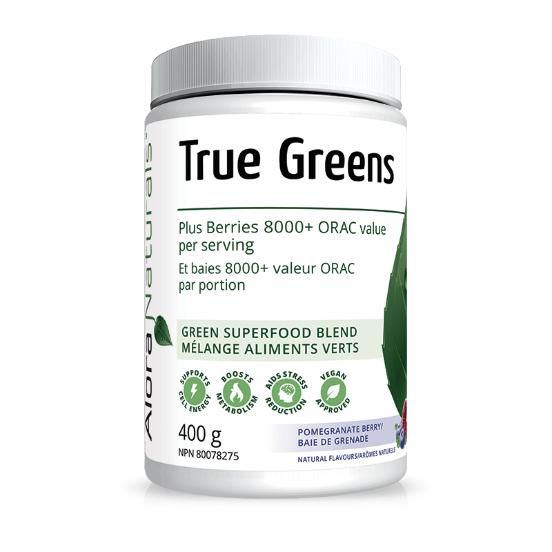 Alora Naturals True Greens Pomegranate Berry 400g