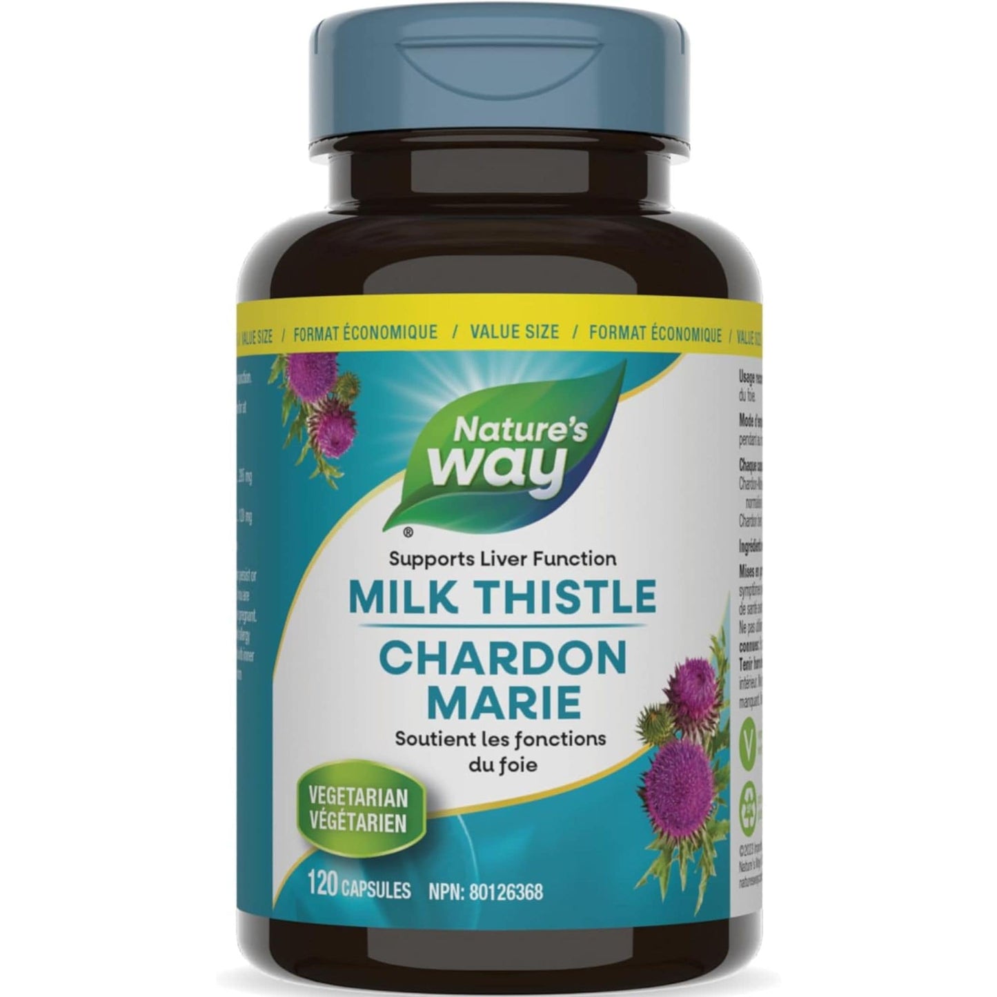 120 Vegetable Capsules | Nature's Way Milk Thistle Standardized Extract