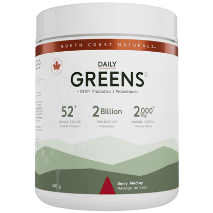 570g Berry Medley | North Coast Naturals Daily Greens Powder