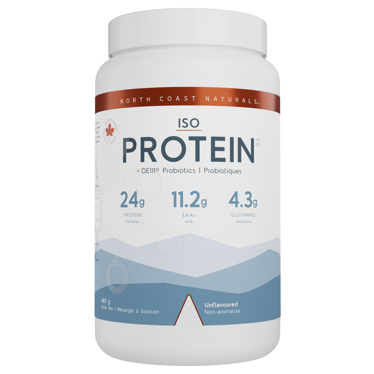 680g Unflavoured | North Coast Naturals ISO Protein Powder