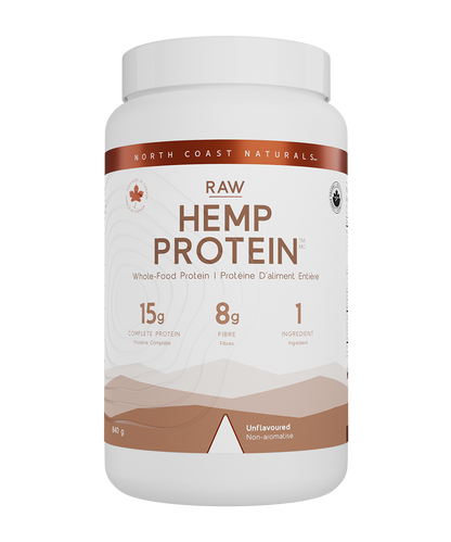 840g Unflavoured | North Coast Naturals Raw Hemp Protein Powder