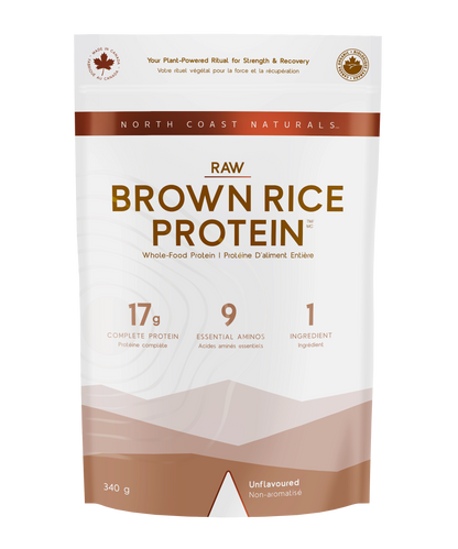 340g Unflavoured | North Coast Naturals Brown Rice Protein Powder