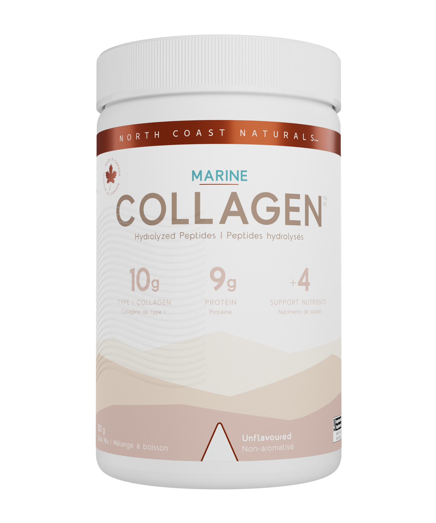 250g Unflavoured | North Coast Naturals Boosted Marine Collagen Powder