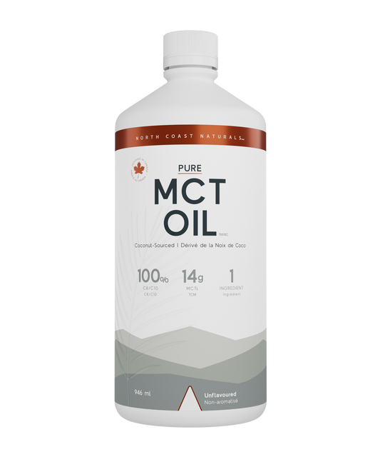 946ml Unflavoured | North Coast Naturals Pure MCT Oil Liquid