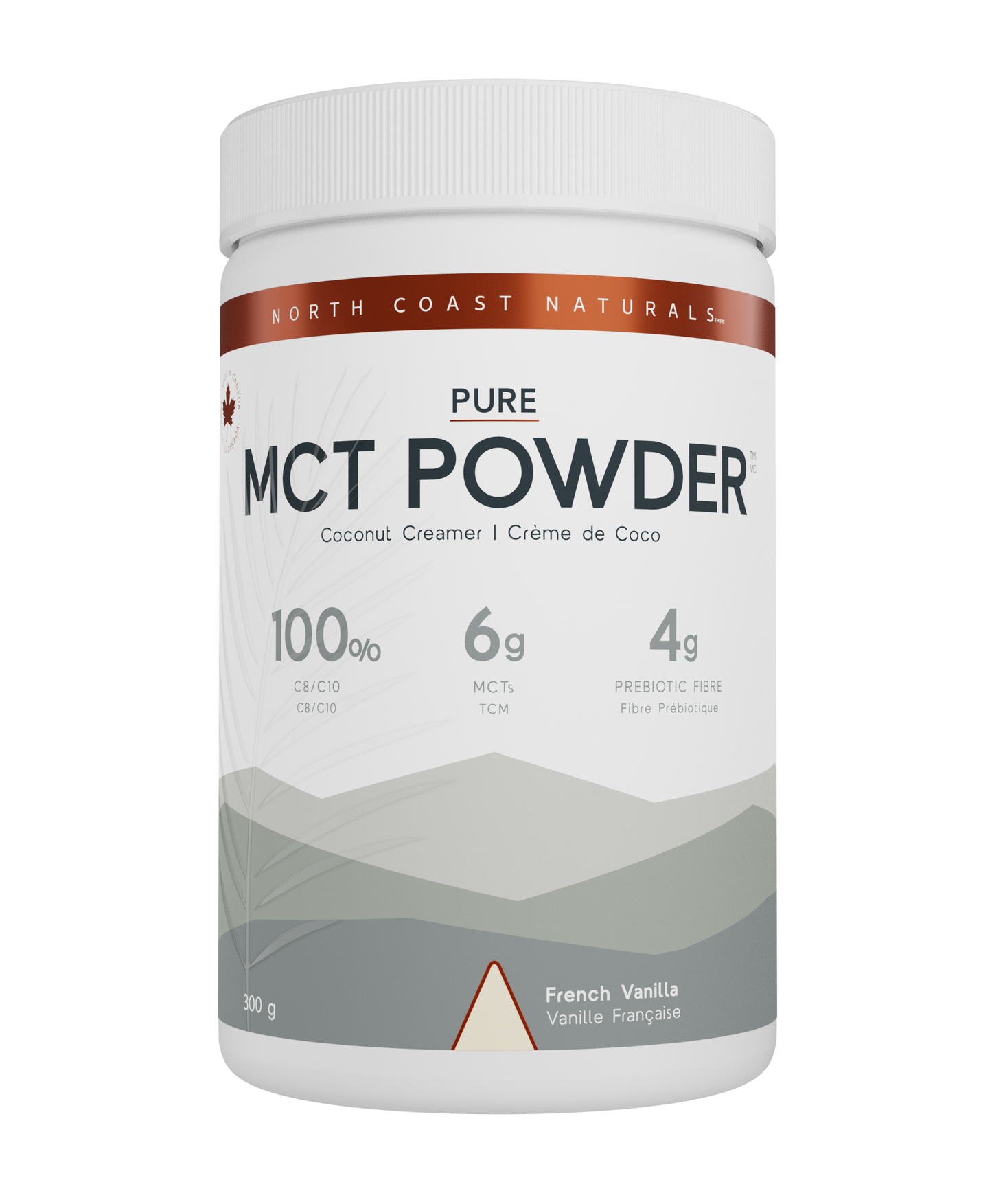 300g Unflavoured | North Coast Naturals Boosted MCT Powder