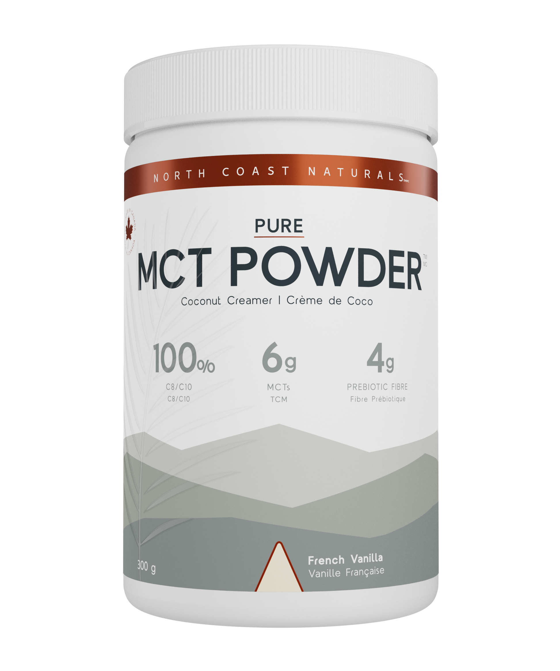 300g Unflavoured | North Coast Naturals Boosted MCT Powder