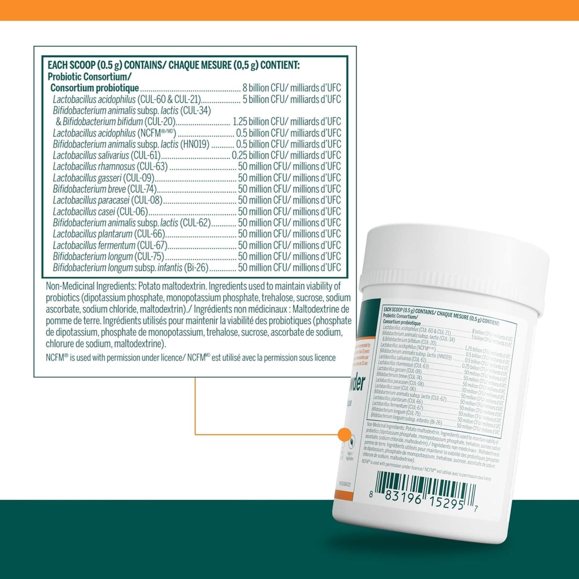 60g | Genestra Brands HMF Multi Strain Powder